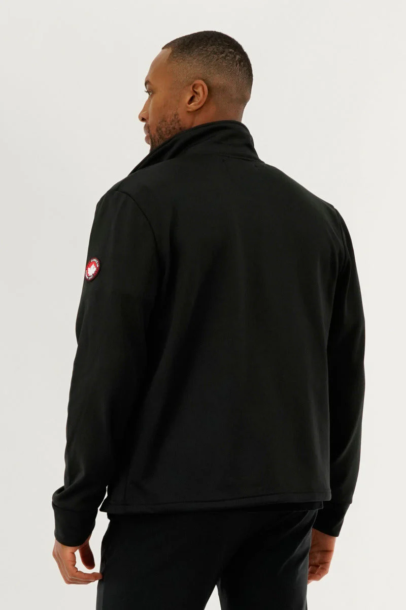 Canada Weather Gear Quilted Fleece Puffer Lightweight Jacket - Black - Image 3