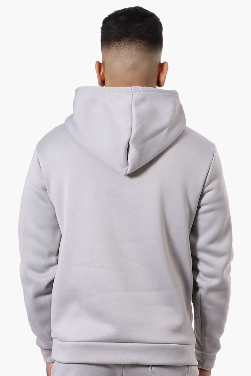 Canada Weather Gear Solid Embossed Logo Hoodie - Grey - Image 3