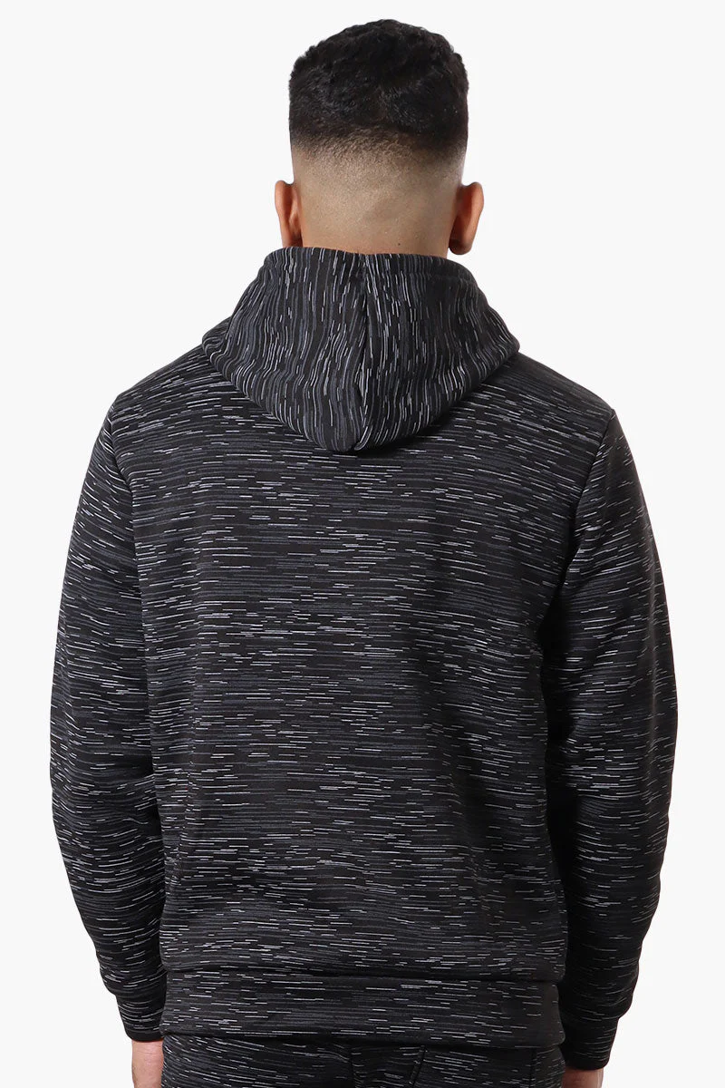 Canada Weather Gear Patterned Zip Up Hoodie - Black - Image 3