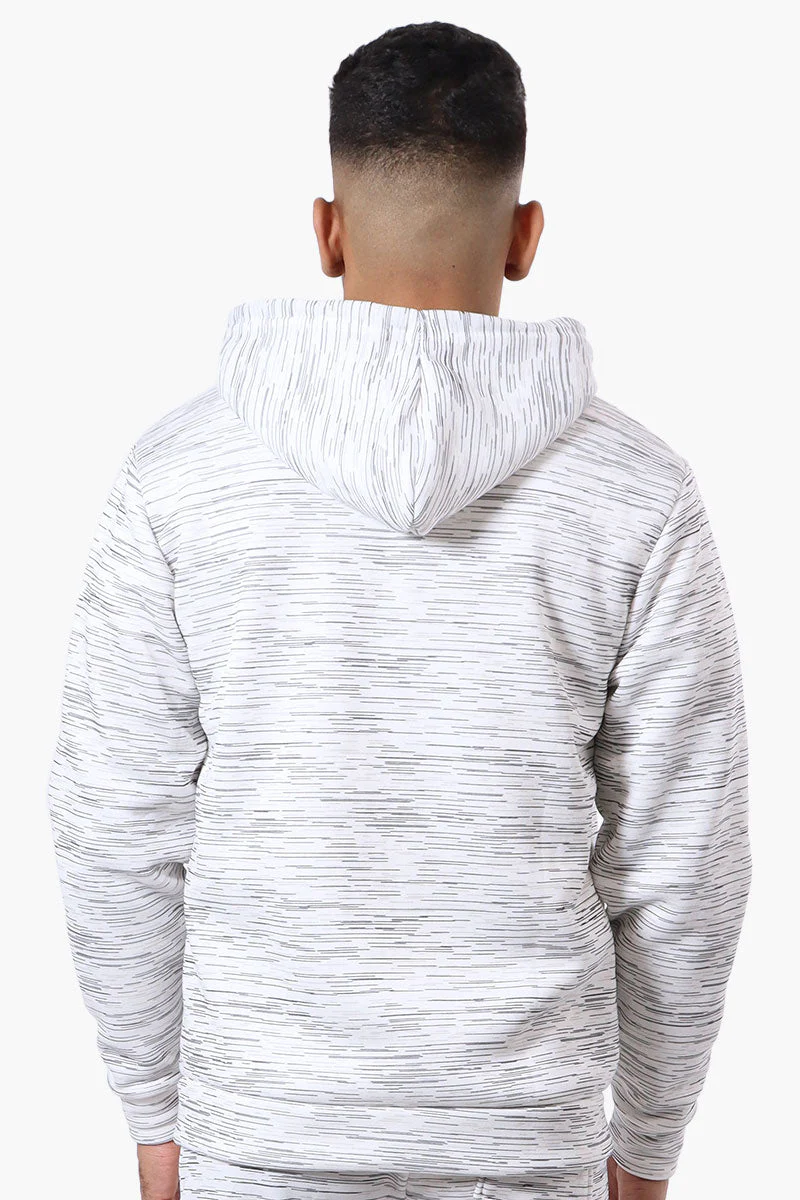 Canada Weather Gear Patterned Zip Up Hoodie - White - Image 3