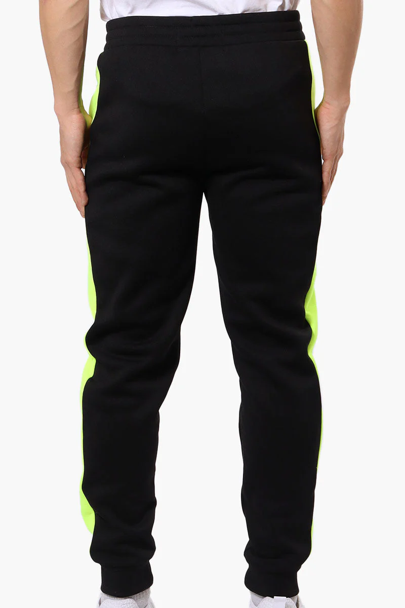 Essentials Super Triple Goose Side Stripe Tie Waist Joggers - Black - Image 3