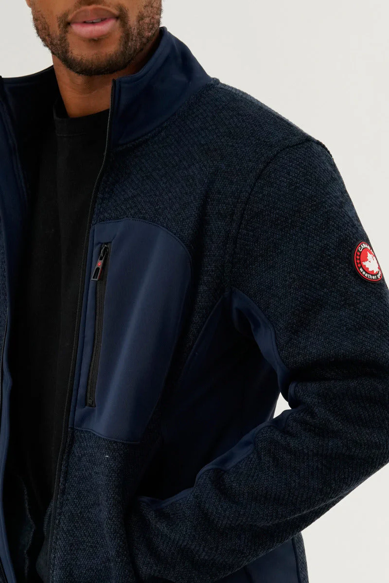 Canada Weather Gear Fleece Lightweight Jacket - Navy - Image 4